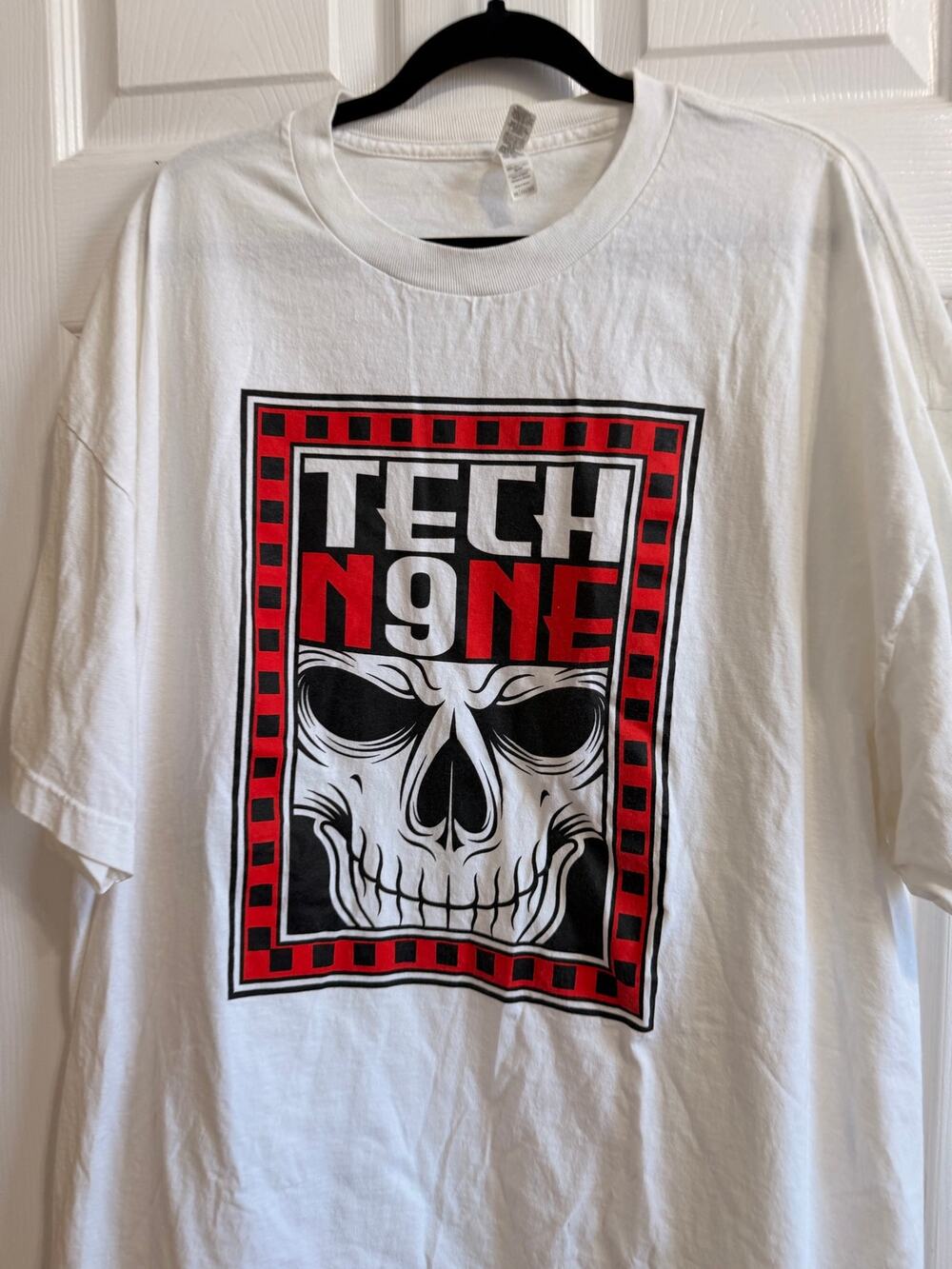 Tech N9NE Graphic T-Shirt Sz 3XL Cotton White Red Black Strange Music